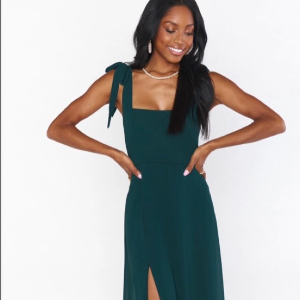 Show me your MuMu Claire Emerald bridesmaid dress